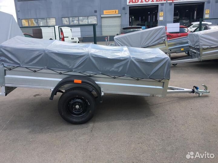 Оцинкованный легковой прицеп длиной 2,5 метра