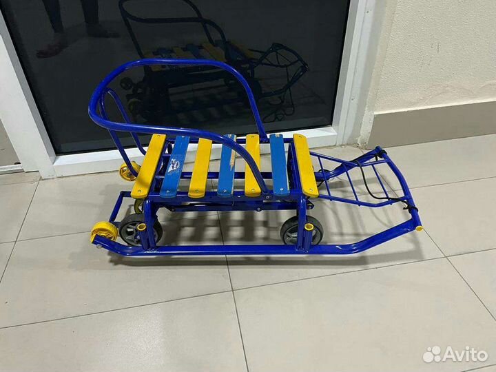 Санки зимние с колесами