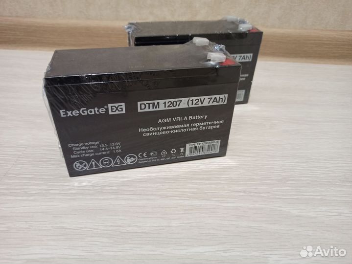 Аккумулятор для ибп DTM 1207 ExeGate