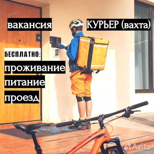 Курьер вахта г.Москва 15/30/45