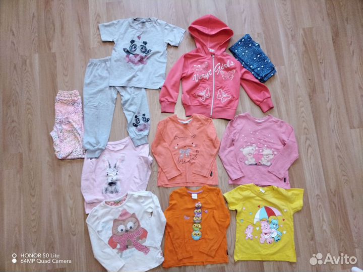 Вещи пакетом для девочки 98 104 на лето Gee Jay