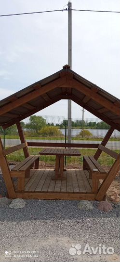 Беседка садовая из дерева