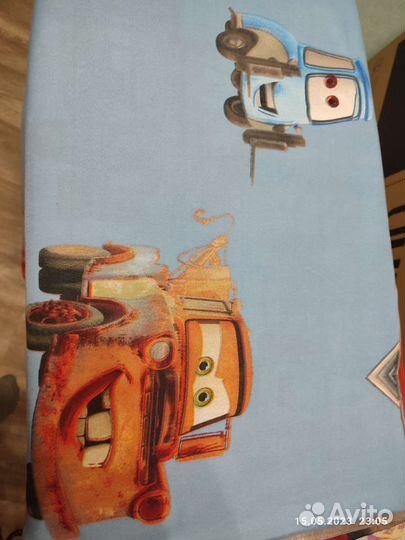 Комплект детского постельного белья тачка маквин