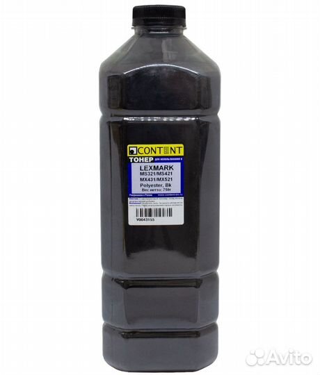 Тонер Content для Lexmark MS321/MS421/MX431/MX521