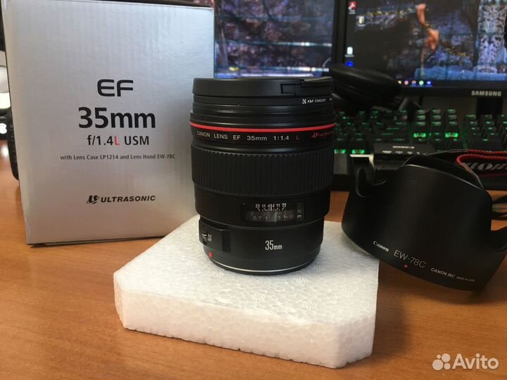 Объектив Canon EF 35mm F1.4L USM Новый