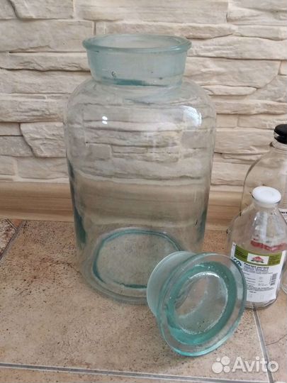 Банка СССР толстое стекло