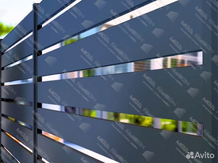 Забор Ранчо горизонтальный