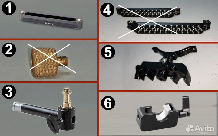 Обвес, грип и пр. (Arri, WC, SmallRig) 45 позиций