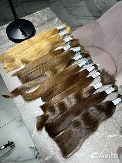 Детские неокрашенные волосы для наращивания