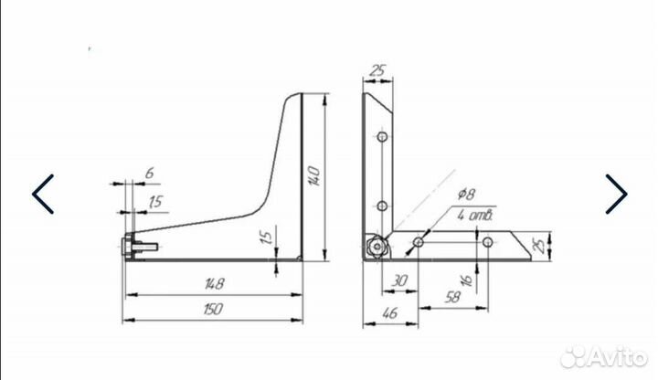 Ножки для мебели для кровати