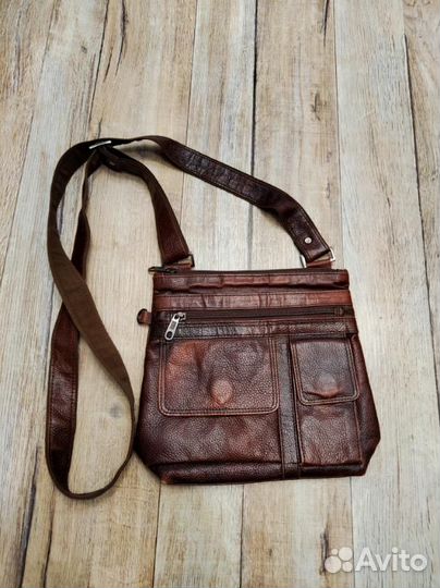 Сумка мужская натуральная кожа