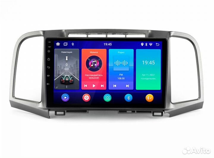 Автомагнитола Hyundai Santa Fe 13-18 3-32Gb