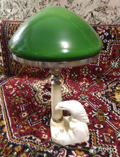 Советская мраморная настольная лампа, СССР