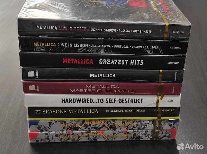 Metallica CD диски: альбомы, концерты, хиты