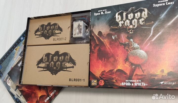Настольная игра Кровь и Ярость. С допом 5й игрок