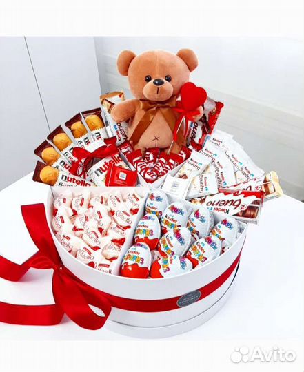 Подарок с игрушкой Милка медведь подарки бокс