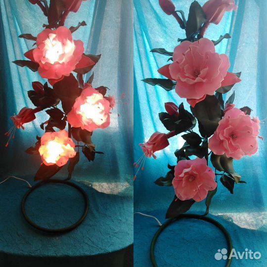 Светильник роза