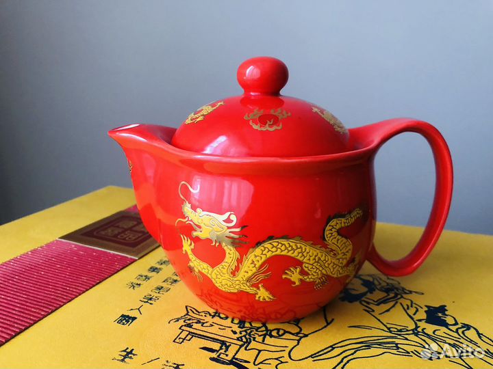 Китайский чайный сервиз (новый)с драконами