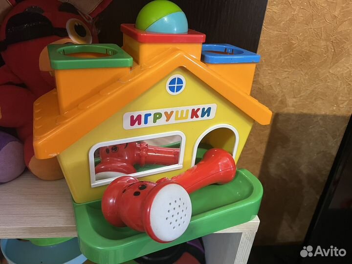 Домик+Развивающий столик центр ELC с шариками