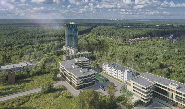 1-к. квартира, 54,3 м², 3/22 эт.