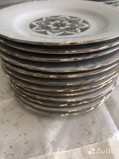 Тарелка фарфор Барановка