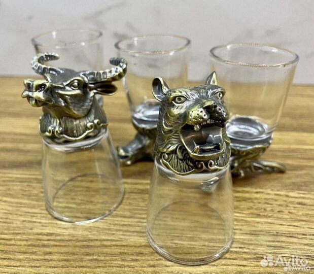 Набор рюмок перевертышей 12шт 30мл