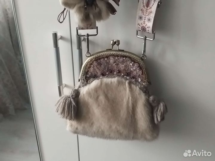 Сумка из меха норки
