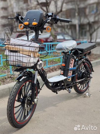 Электровелосипед Huachi А-202 (2 аккумулятора)