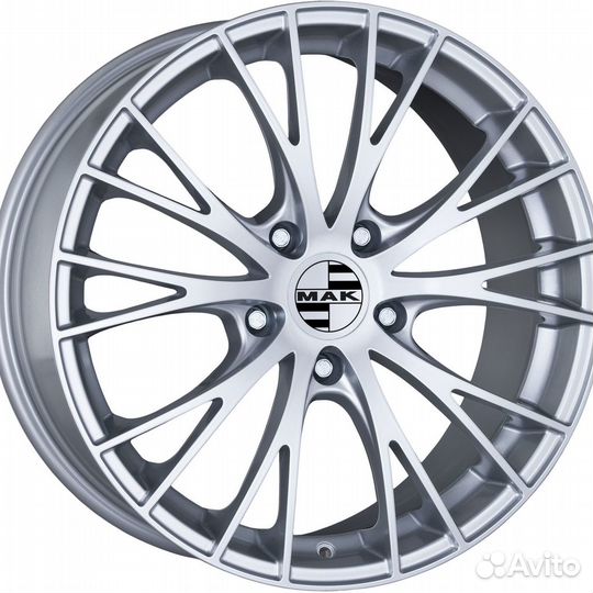 R18 5x112 8J ET39 D66,45 MAK Rennen Silver