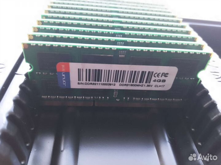 Оперативная память для ноутбука DDR3/3L 4, 8 GB