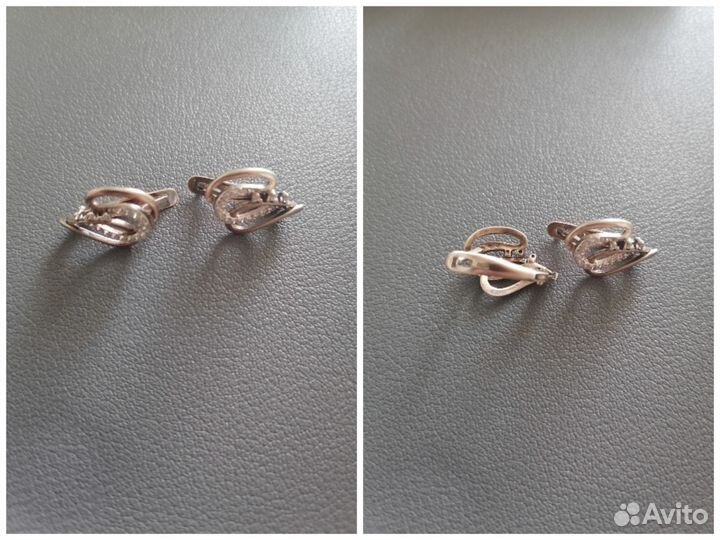 Серьги серебро 925пр