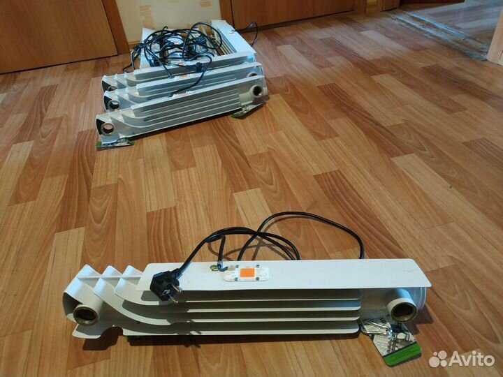 Фитосветильник 50 ватт, на секции радиатора