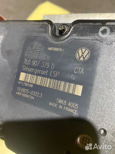 Блок ABS Touareg 2002-2010 7L0907379D