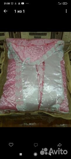 Конверт на выписку для девочки зима