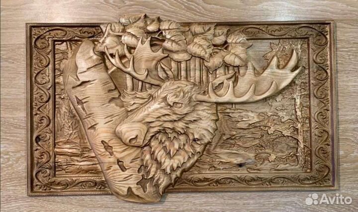 Панно резное.картина.подарок