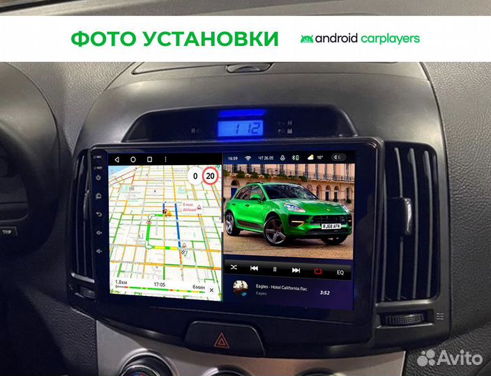 Штатная магнитола на android для Hyundai