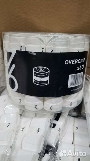 Теннисные намотки (Овергрип) 7/6 Pro - White 12шт