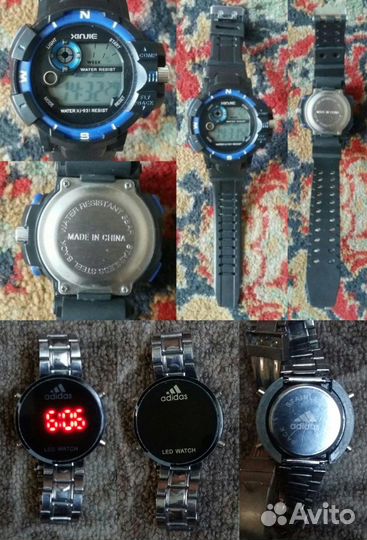 Часы электронные-В ассортименте\состояние хорошее\