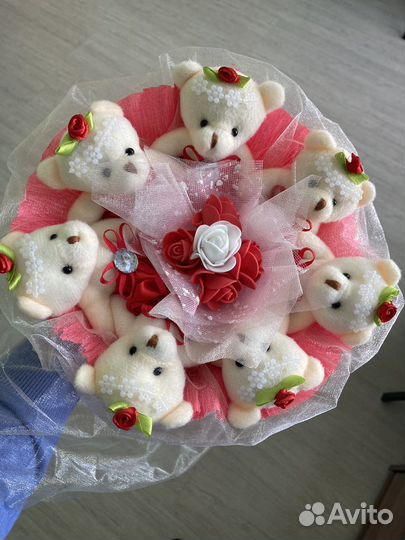 Букеты из мягких игрушек