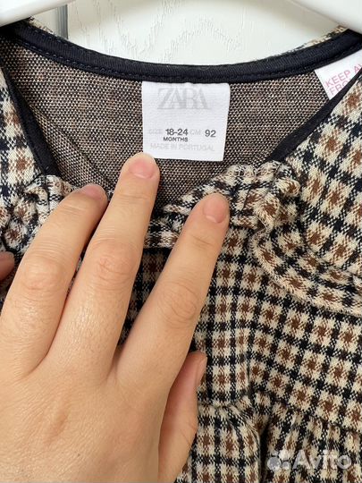 Платье для девочки zara 92