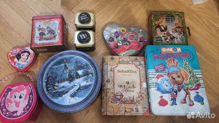 Жестяные коробки от чая/конфет