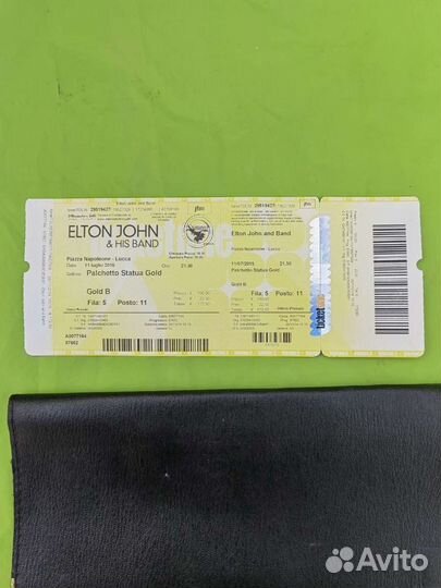 Билет на концерт Elton John