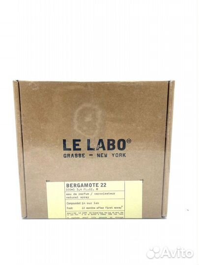 LE labo Bergamote 22 (Ле лабо бергамот)оригинал