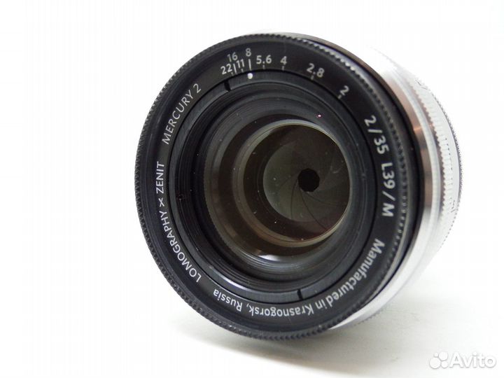 Объектив Lomography Mercury 2 35mm f/2 M39 новый