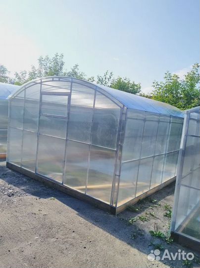 Каркас теплицы «Прямостенная» 3 на 6 метра шаг 1м