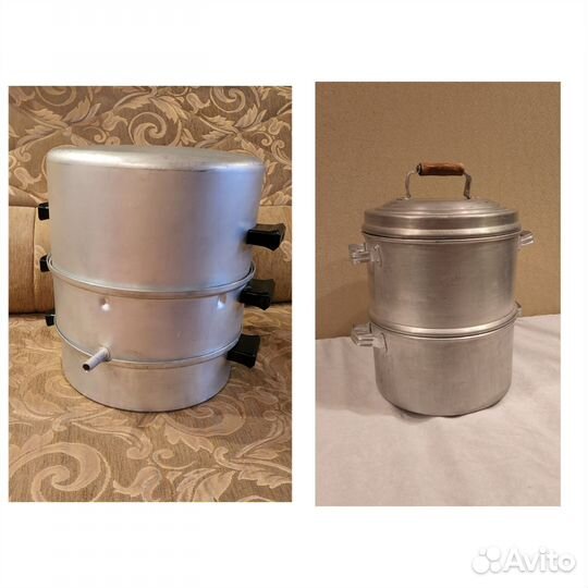 Соковарка / Мантоварка СССР алюминиевая