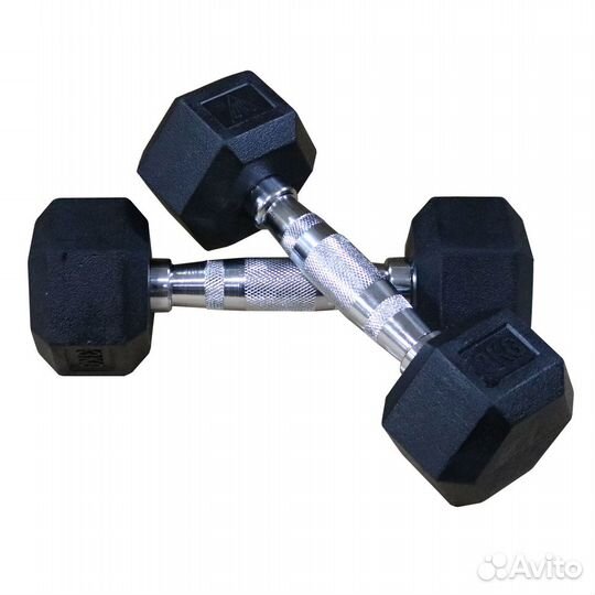 Набор гексагональных гантелей DFC 10 пар от 1 до 1