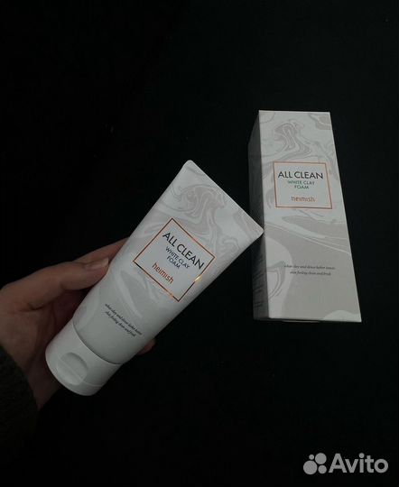 Глиняная пенка Heimish All clean White Clay Farm