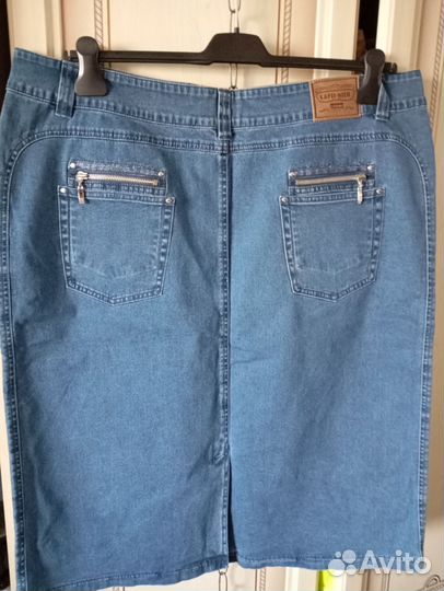 Джинсовые юбки 58 62