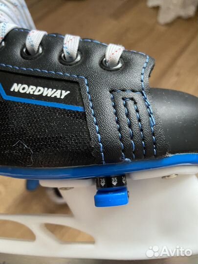 Коньки хоккейные nordway р33-37